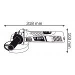 Ъглошлайф BOSCH GWS 7-125